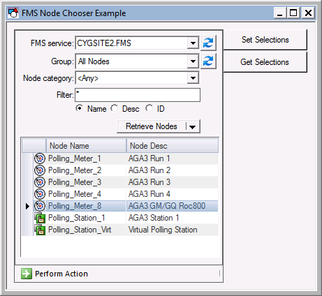 CygNet FMS Node Chooser Control